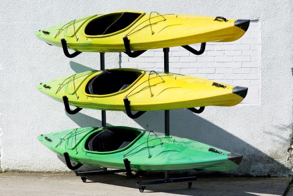 Kayak storage rack free standing for 3 Boats | Ruk Sport Trade